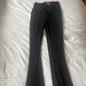 Princess Polly Black Flare Lounge Pants